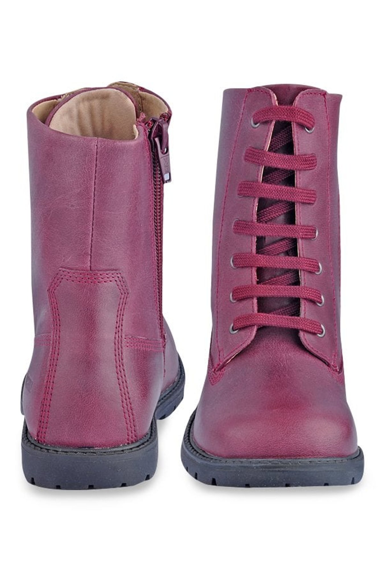 Beanz Kids Tara Purple Derby Boots