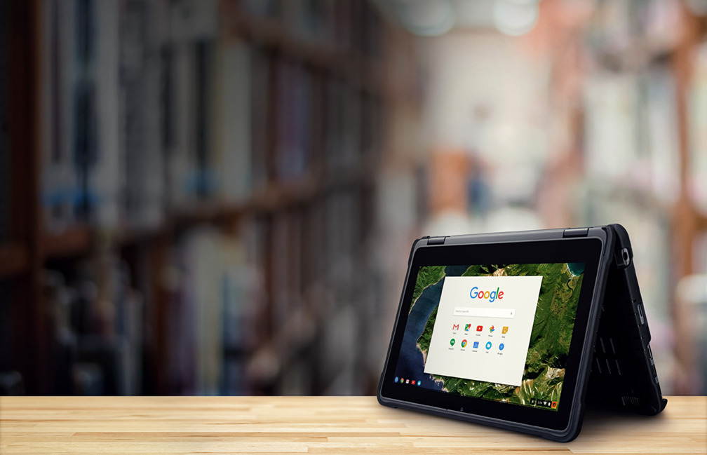 Targus THZ710GL Commercial-Grade Form-Fit 360 Degree Cover for Dell Chromebook 3189 11.6 inch Notebook - Black