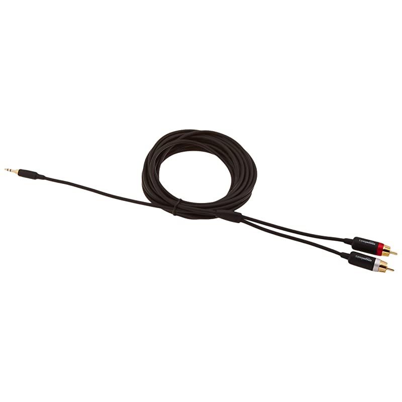 35mm to 2Male RCA Adapter Audio Stereo Cable 15 Feet