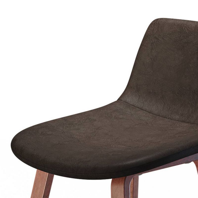 Set of 2 26" Maire Counter Height Barstools Distressed Brown - WyndenHall