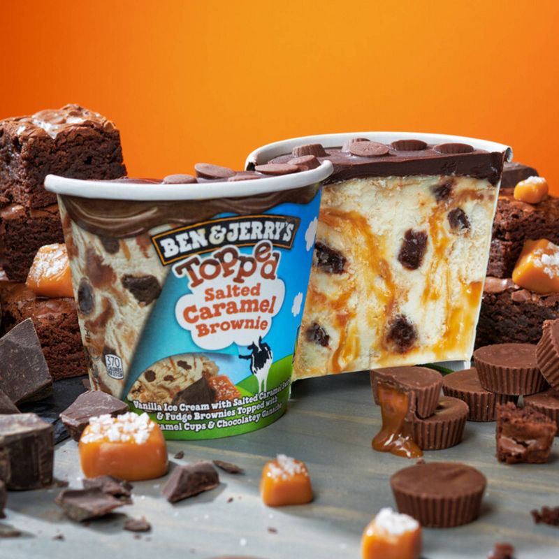 Ben & Jerry's Topped Salted Caramel Brownie Ice Cream - 16oz
