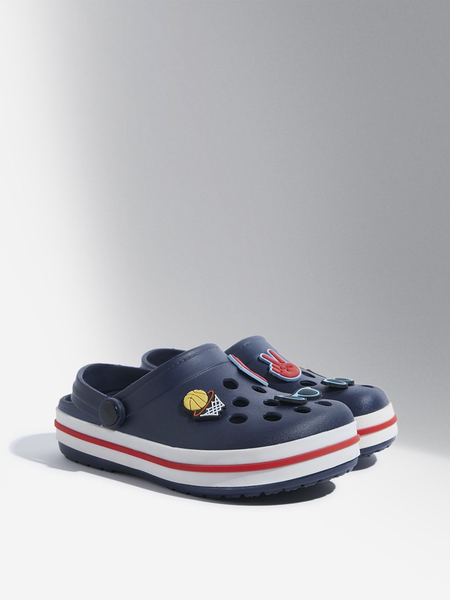 Yellow by Westside Navy Applique-Detailed Clogs