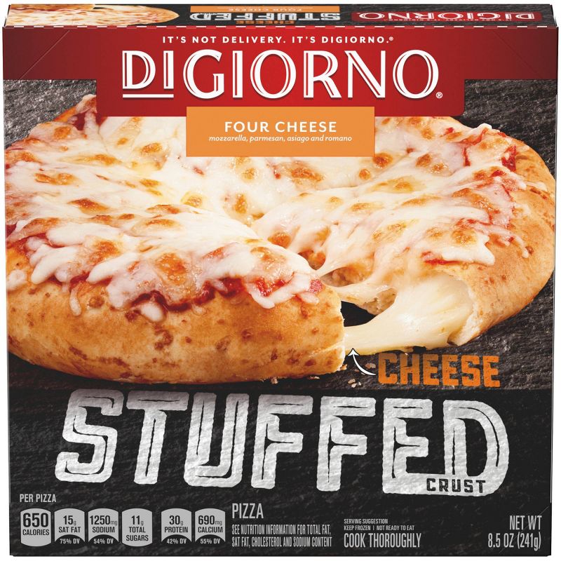DiGiorno Cheese Stuffed Crust Four Cheese Frozen Pizza - 8.5oz