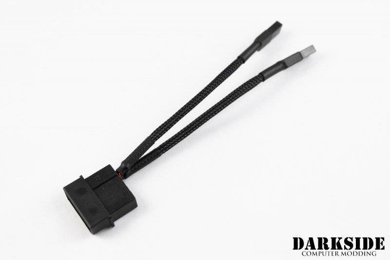 DarkSide CONNECT Y-Cable | 4" | 4-Pin Molex - Type 6s (DS-0371)