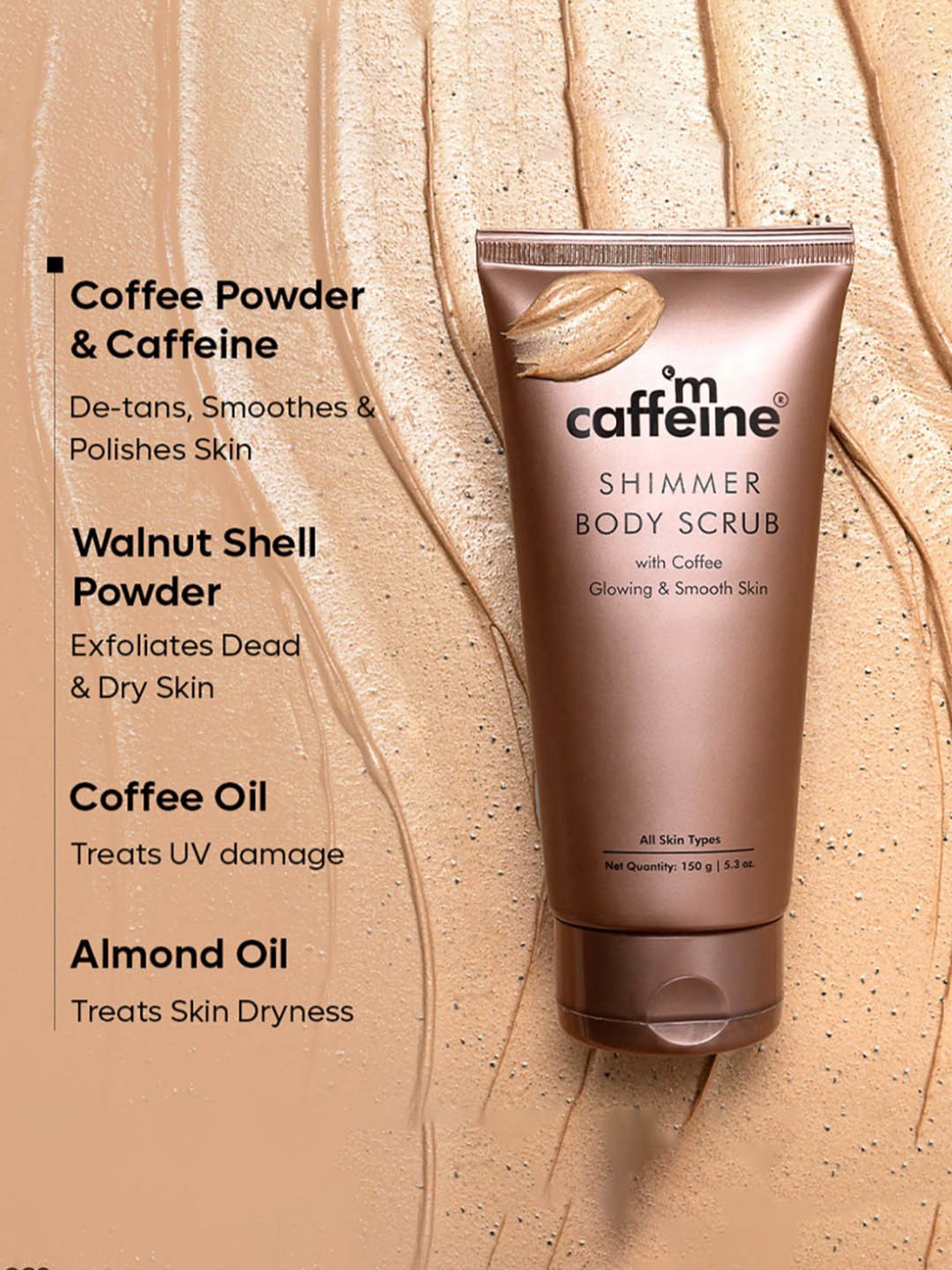 mCaffeine Shimmer Body Polishing Kit