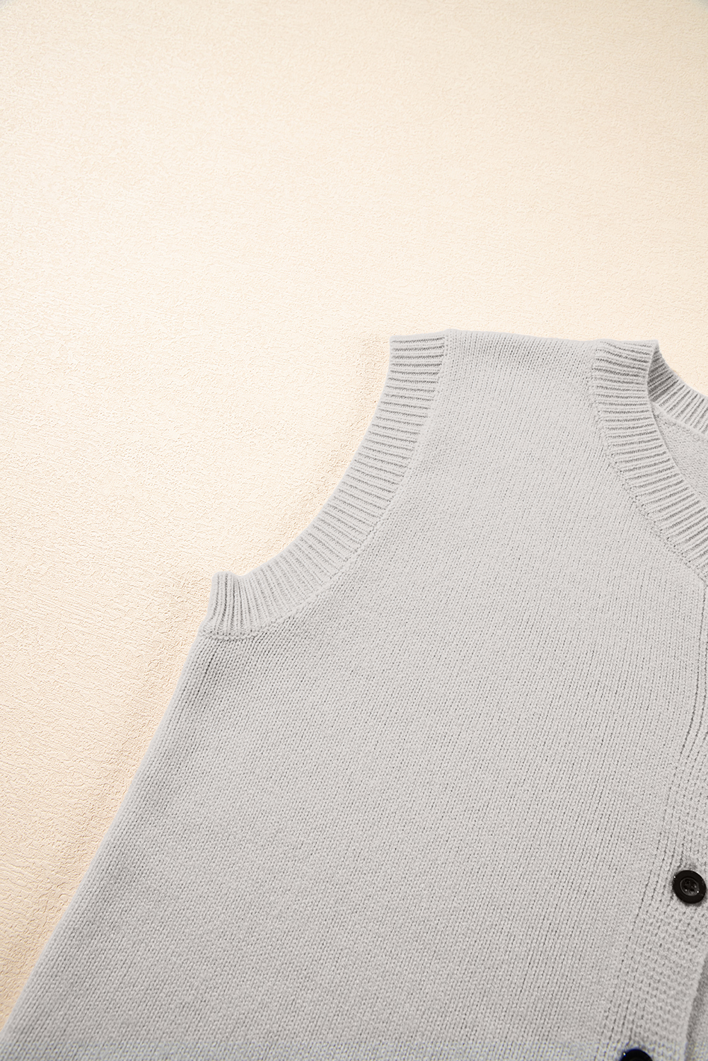 Black Plaid Casual Contrast Trim Knit Cardigan