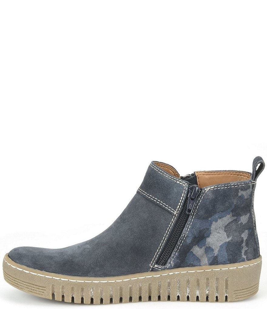 Comfortiva Hartwick Suede Leather High-Top Sneakers