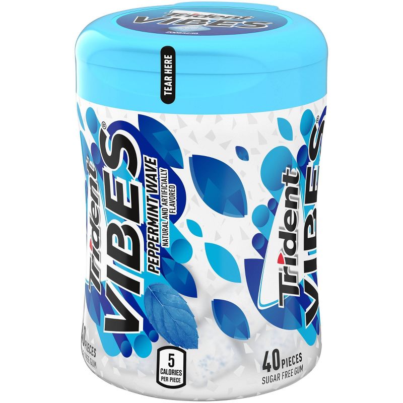 Trident Vibes Peppermint Bottle - 4.1oz/40ct