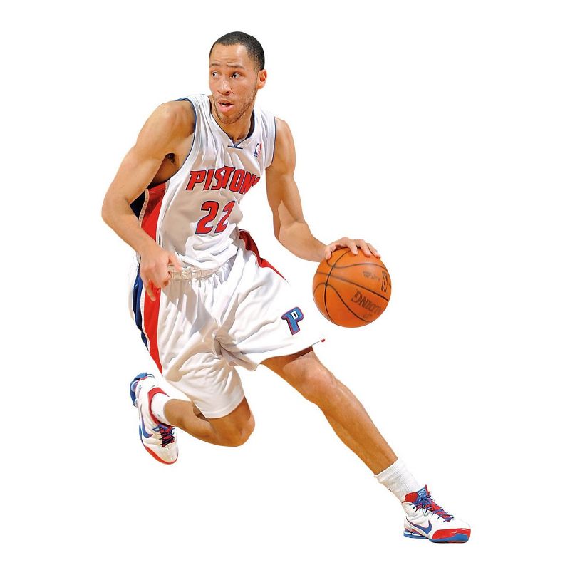 Tayshaun Prince Fathead Jr NBA Basketball Player Wall Accent Sticker - Detroit Pistons..