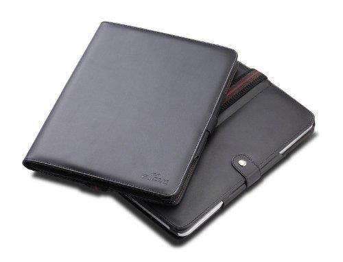 Acase Leather Flip Book Jacket/Folio for Apple iPad Tablet WiFi/3G, Black