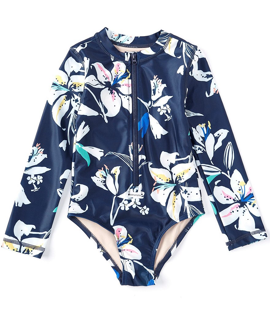 Tea Collection Little Girls 2-6 Printed Ruffled Tankini