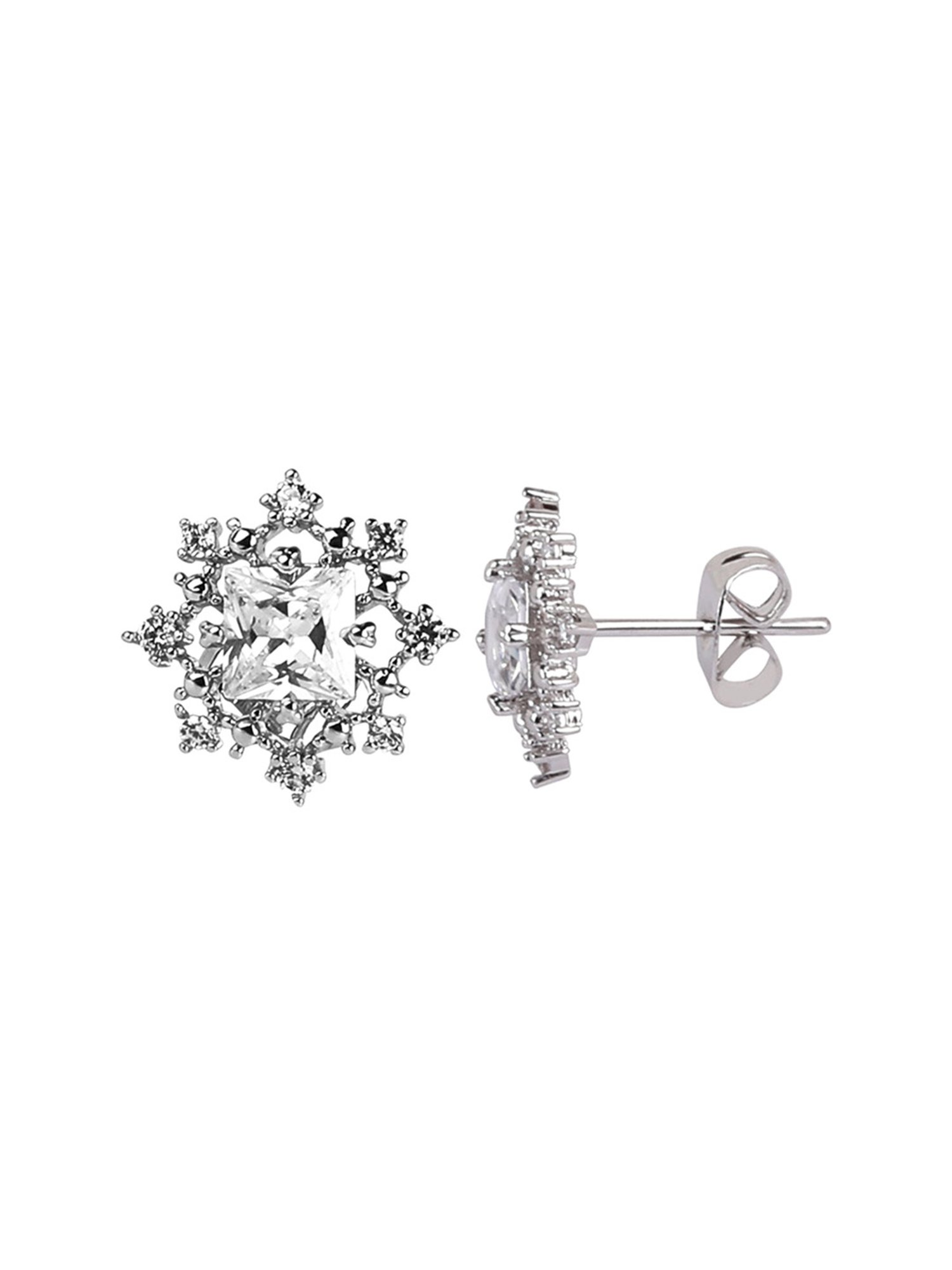 The Real Effect London 800 Silver Earrings for Women