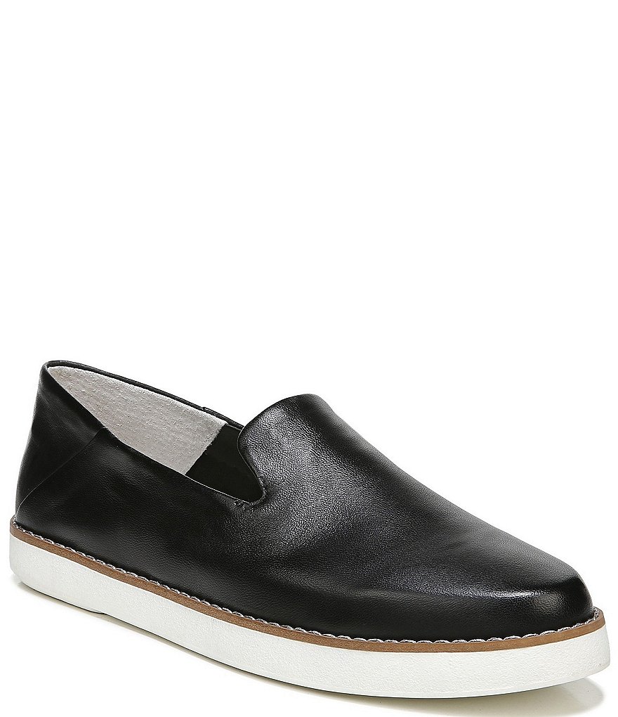 Franco Sarto Iconic Leather Slip-On Platform Sneakers
