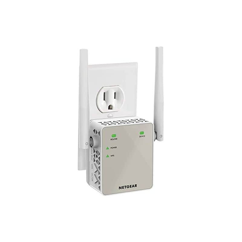 WiFi Range Extender EX6120 Coverage up to 1200 sqft and 20 devices with AC1200 Dual Band Wireless Signal Booster amp Repeater up to 1200Mbps speed and Compact Wall Plug Design