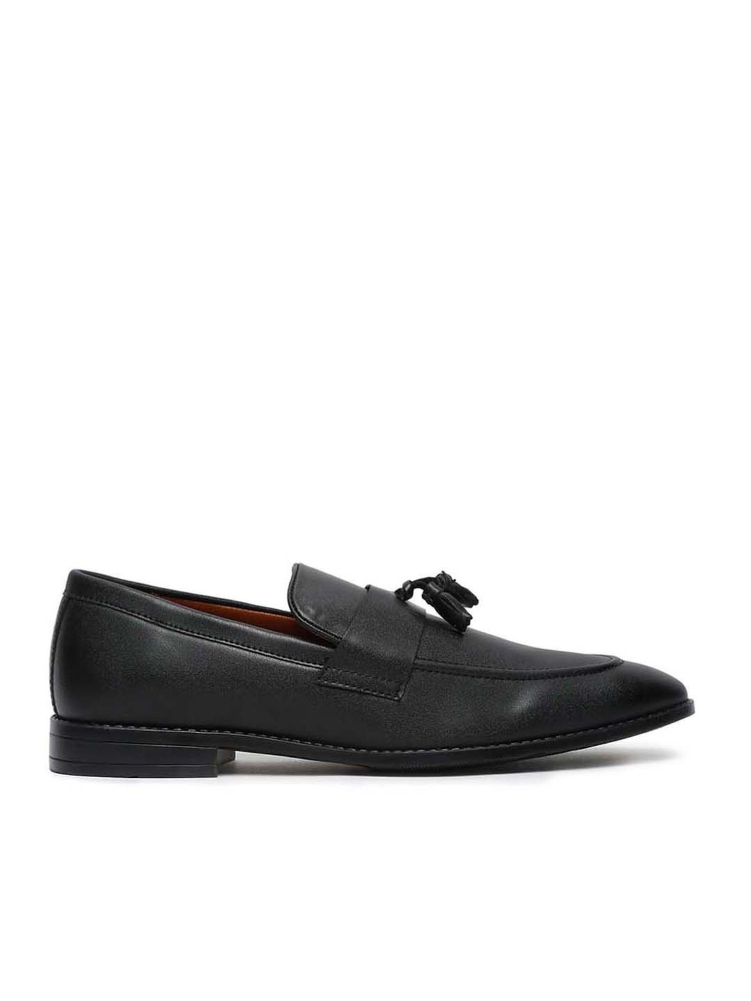 Louis Stitch Men's Black Formal Mocassins