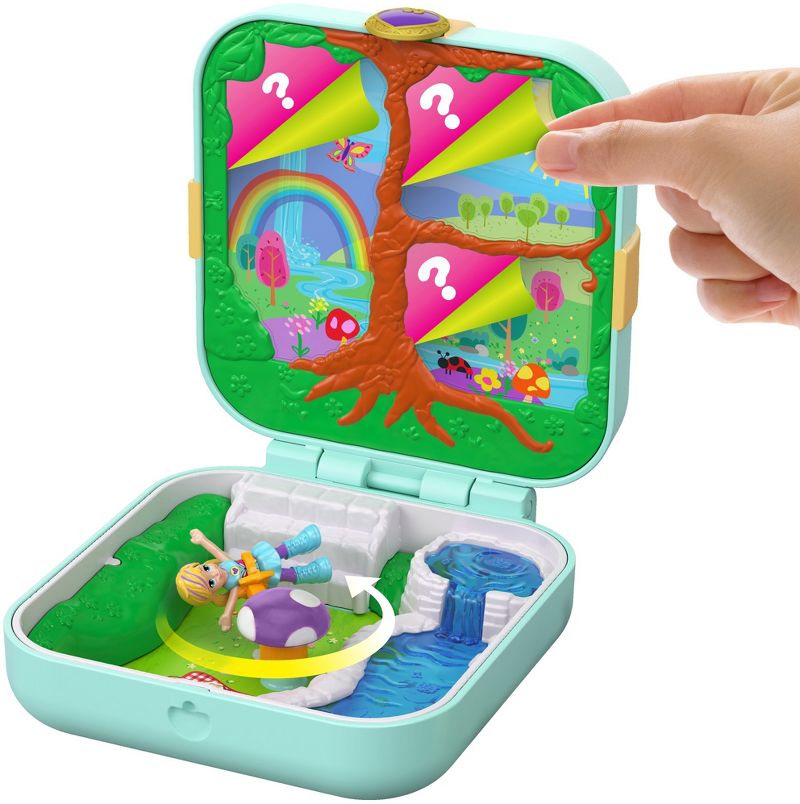 Polly Pocket Hidden Hideouts Flutterrific Forest Playset