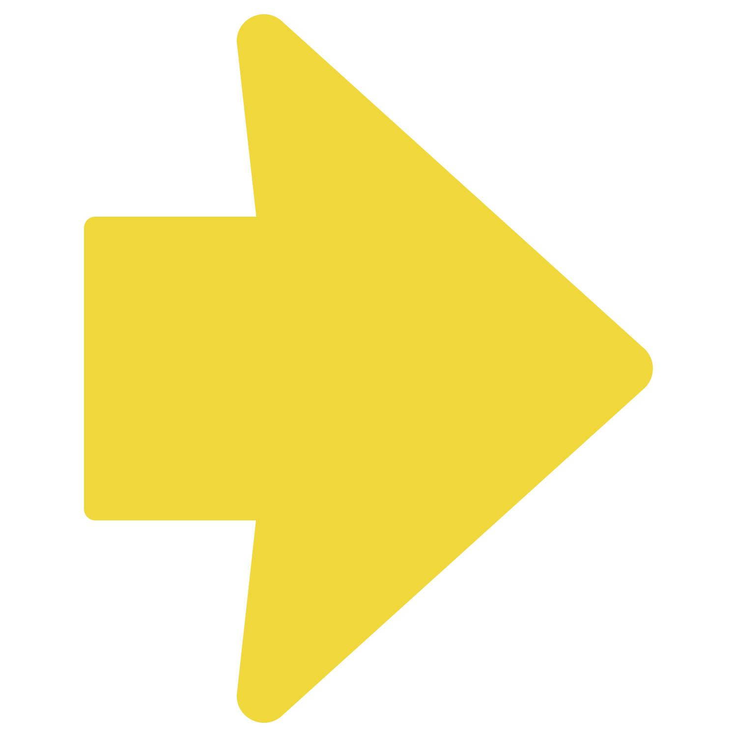 LiteMark 2 Inch X 3 Inch Grey Trail Marker Arrow Decals - Pack of 48