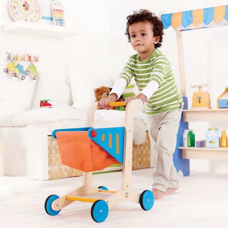 HAPE Kid's Wooden Shopping Cart