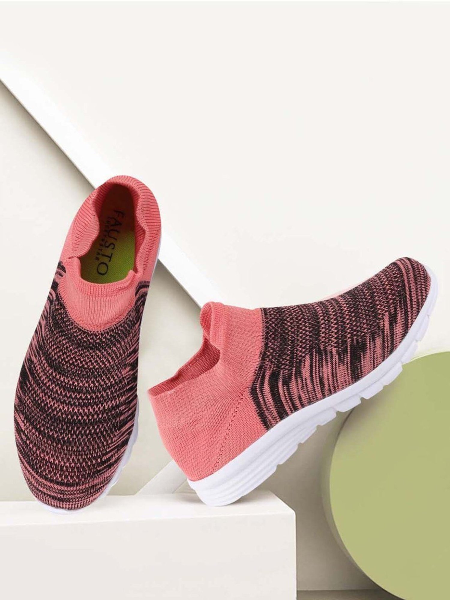 Fausto Women's Peach Walking Shoes