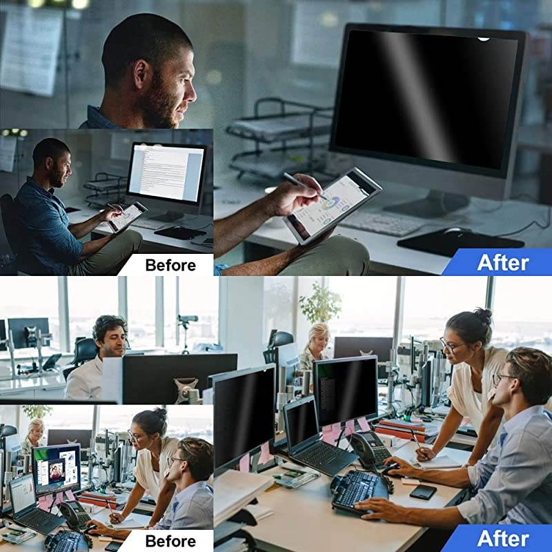 22 Privacy Screen Protector AntiSpyGlare AntiScratch Filter Film for 22 inch Widescreen LCD Computer Monitor with 1610 Aspect Ratio
