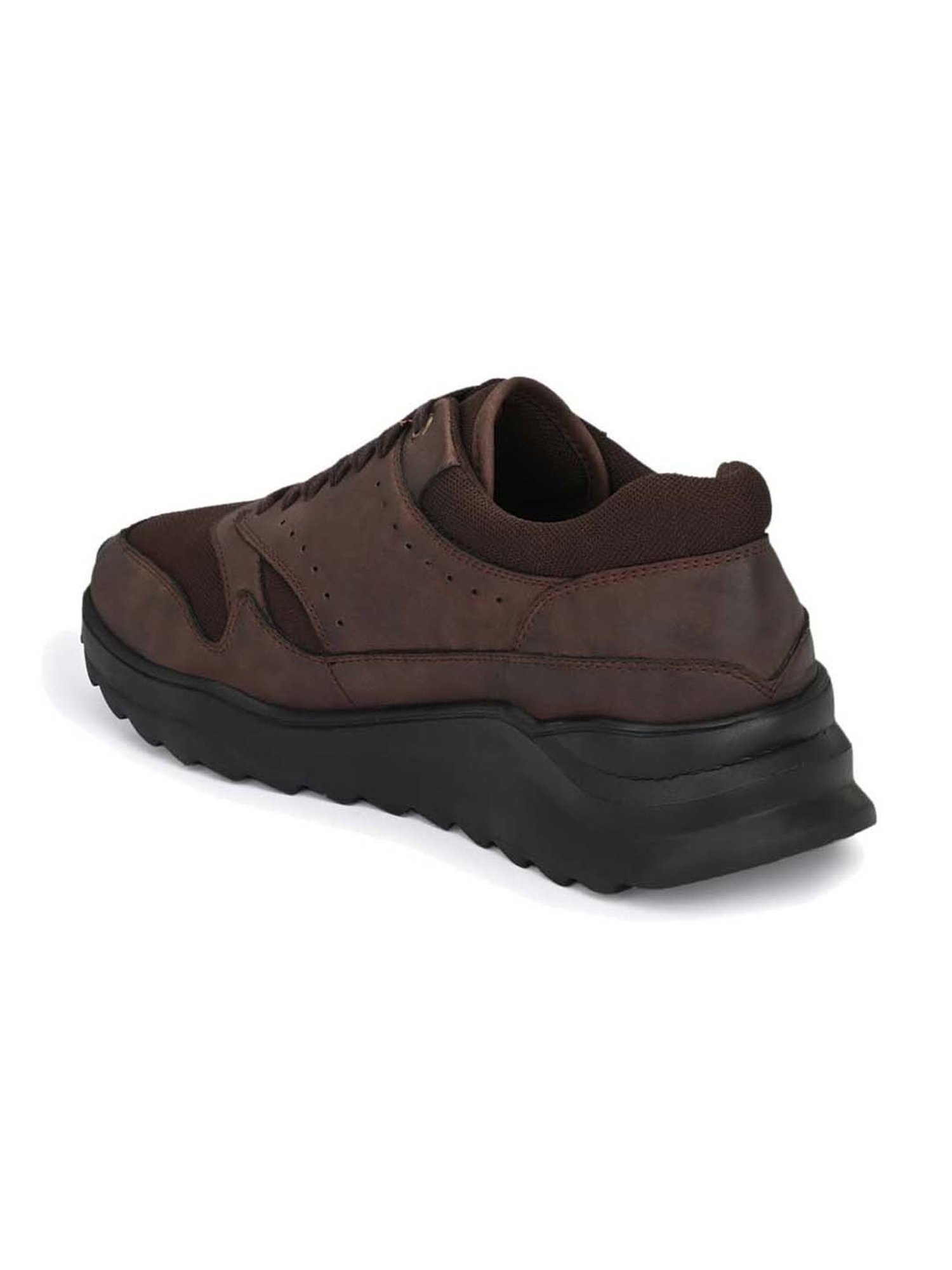 Delize Men's Brown Casual Sneakers