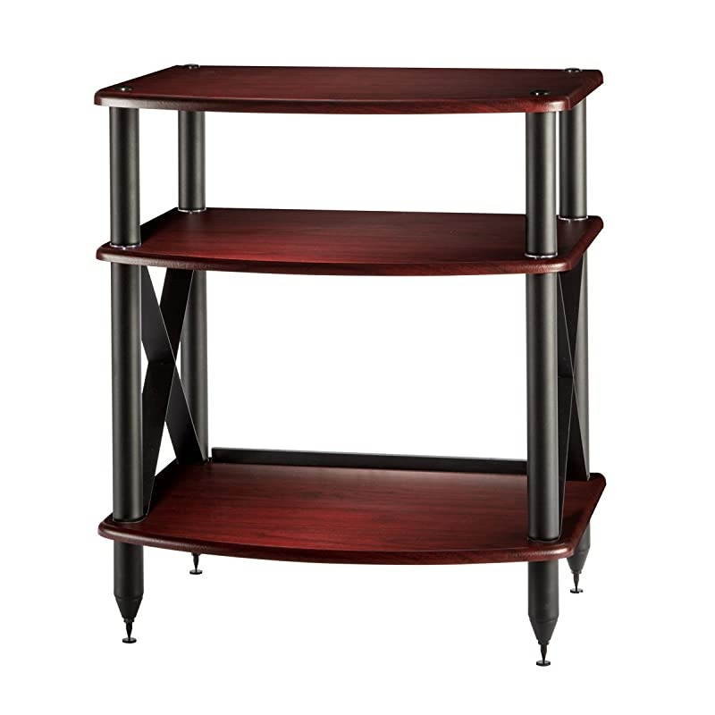 Vulcan TT Turntable Stand with Vinyl Record Storage (Black)