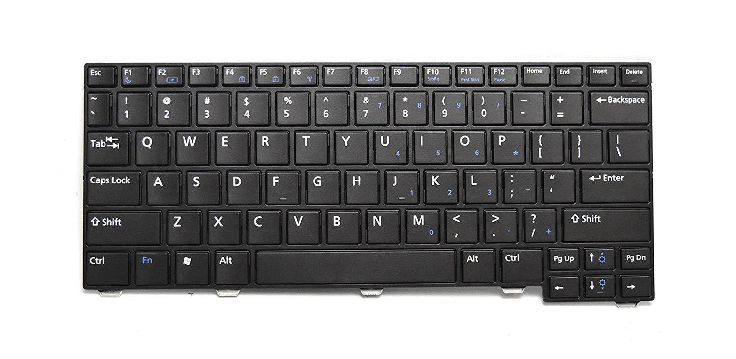 New NW3XM Genuine OEM Dell Latitude 2100 2110 2120 Keyboard 83 Black US AEZM2U00010 V115646BS1 ZM2 Laptops P165P U041P T364R N626R C150731001M 15052694