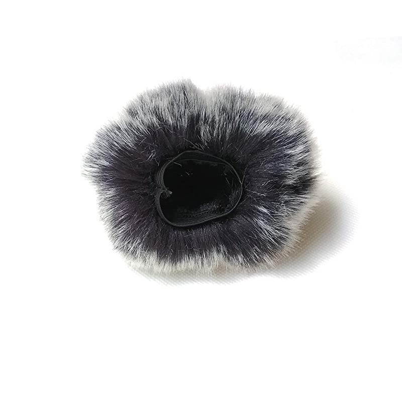 Wind Tech MicMuff Fitted Fur Windshield Windscreen Compatible for Zoom h1n Handy Digital Recorder Zoom H1N