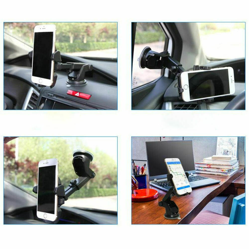 360&deg; Mount Holder Car Windshield Stand For Mobile Cell Phone GPS iPhone