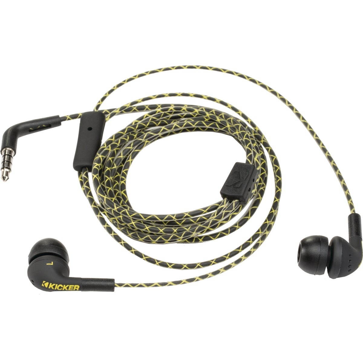 Kicker Flow Black Earbuds 46EB74