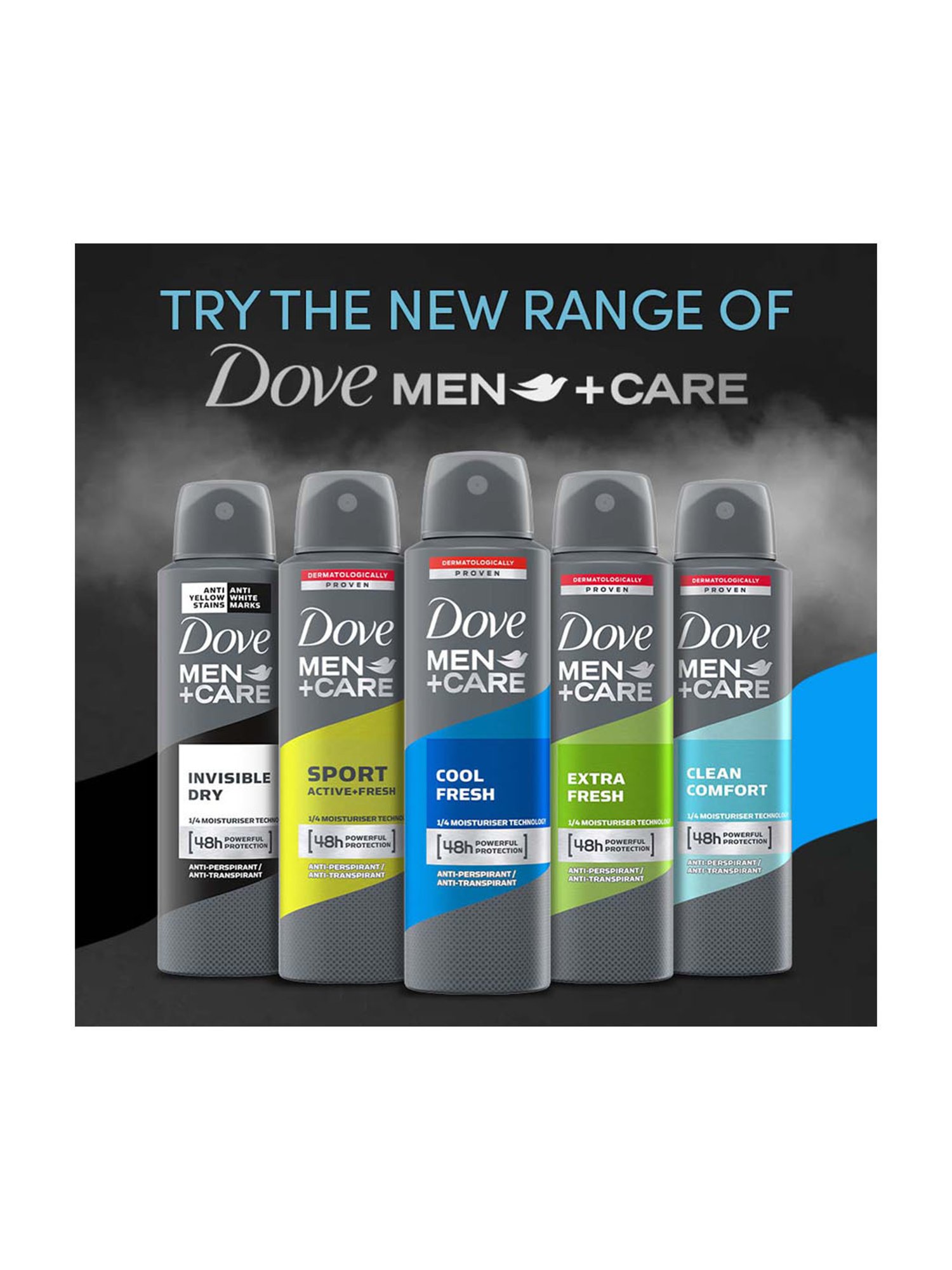 Dove Men+Care Cool Fresh Anti-Perspirant Deodorant - 150 ml