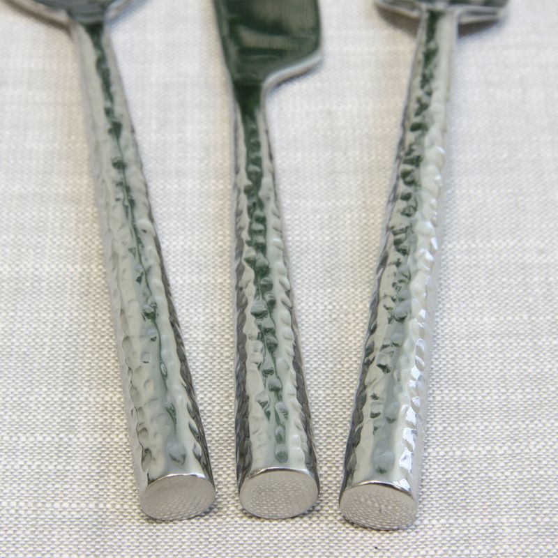 Gourmet Settings 20pc Twist Flatware Set