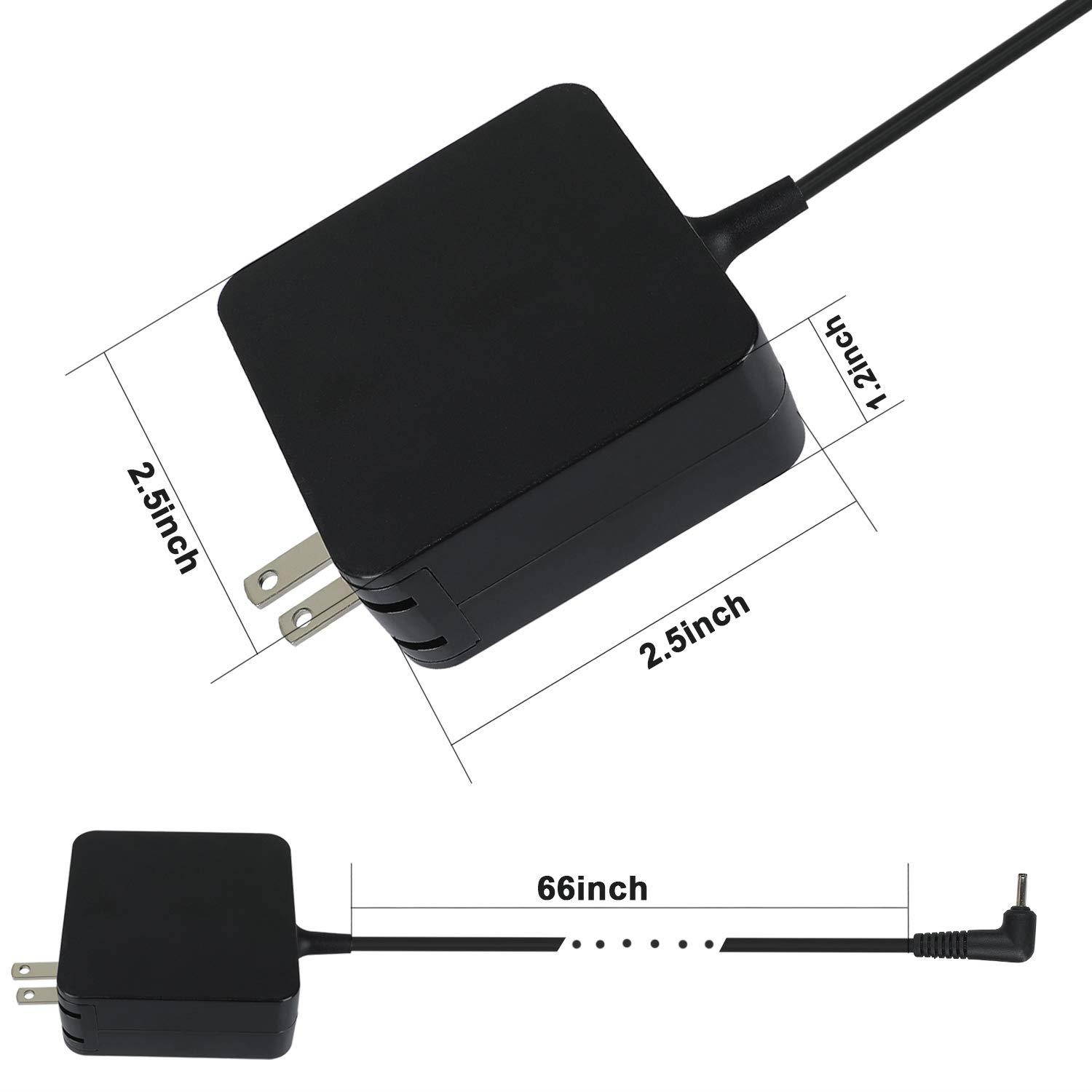 40W 26W AC Adapter Charger Power Supply Cord for Samsung Chromebook 3 XE500C13 XE500C13-K03US XE501C13-K01US XE501C13-K02US Laptop P/N:PA-1250-98,BA44-00322A,aa-pa3n40w,AD-2612AUS,PA-1250-96.