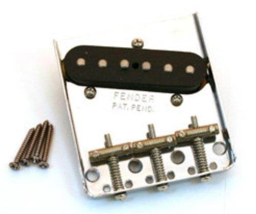 fender american vintage '62 tele custom bridge assembly with pickup  nickel