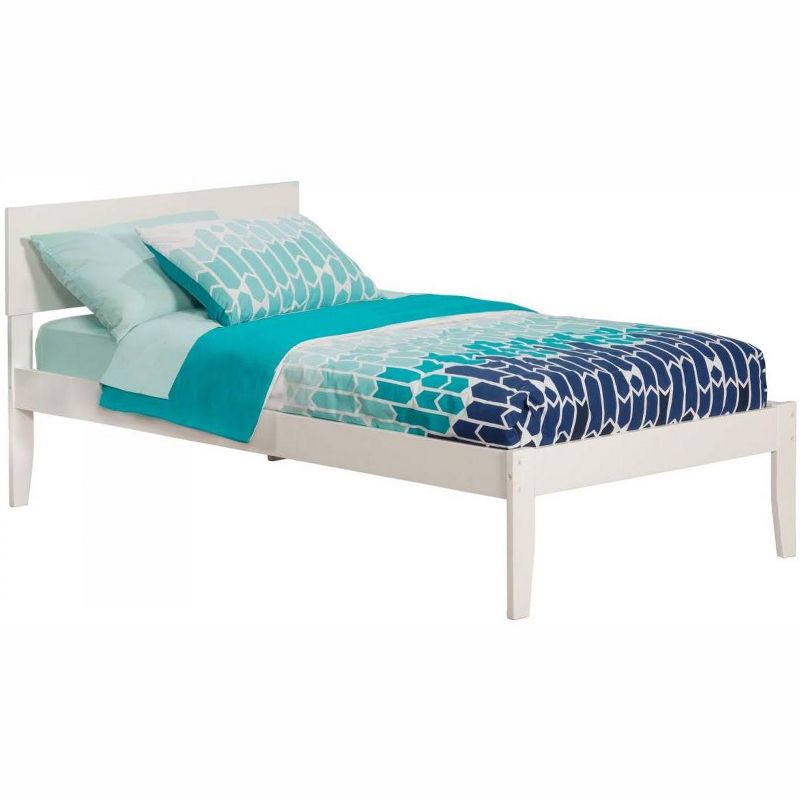 Orlando Twin XL Bed in White - Atlantic Furniture