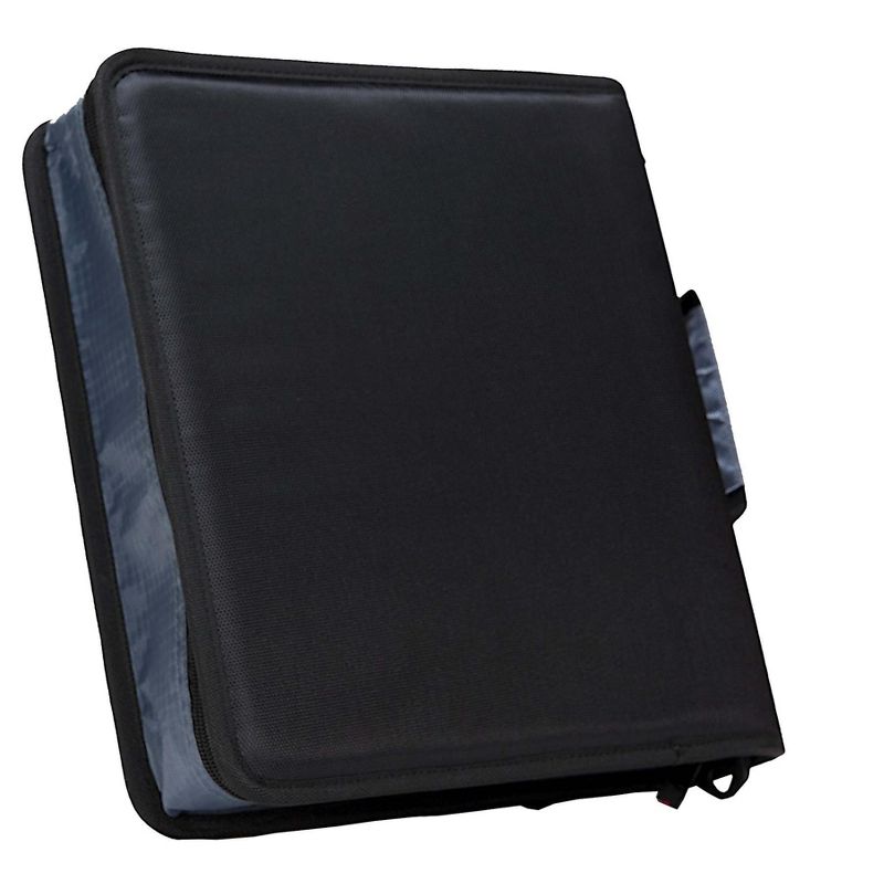 Case It Case-it Classic 2 3-Ring Zipper Binder, Black D-251