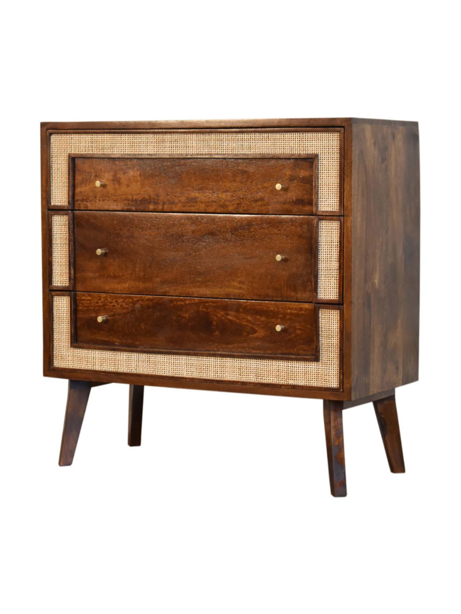 Artisan Furniture Close-knit Chestnut Brown Wood Chest