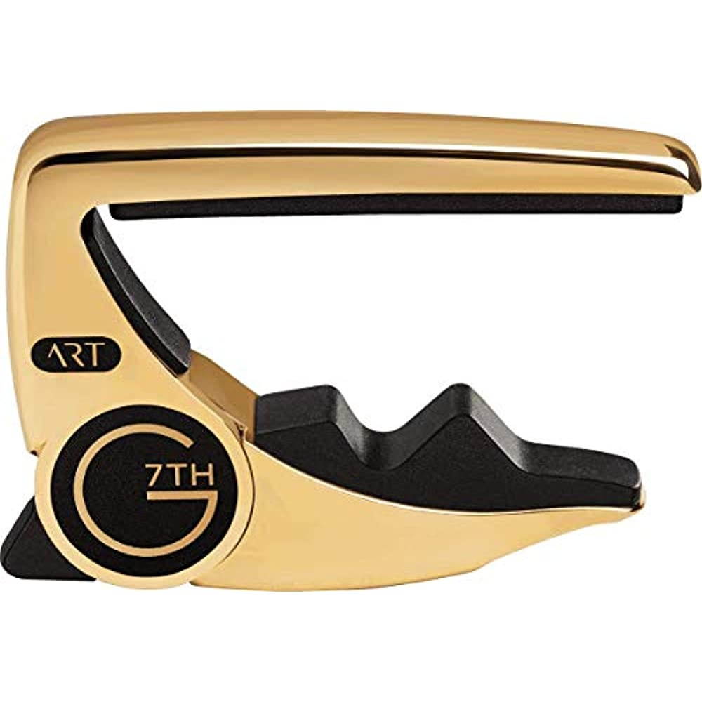 G7th Performance 3 Steel String Capo with ART, 18kt Gold Plated