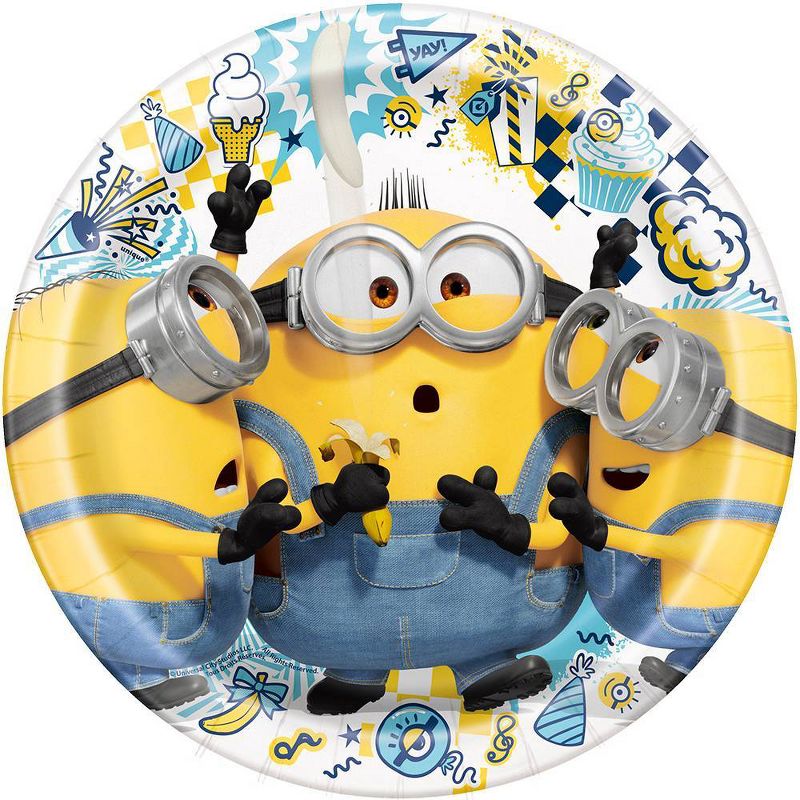Despicable Me Minions 9" 8ct Party Paper Plates