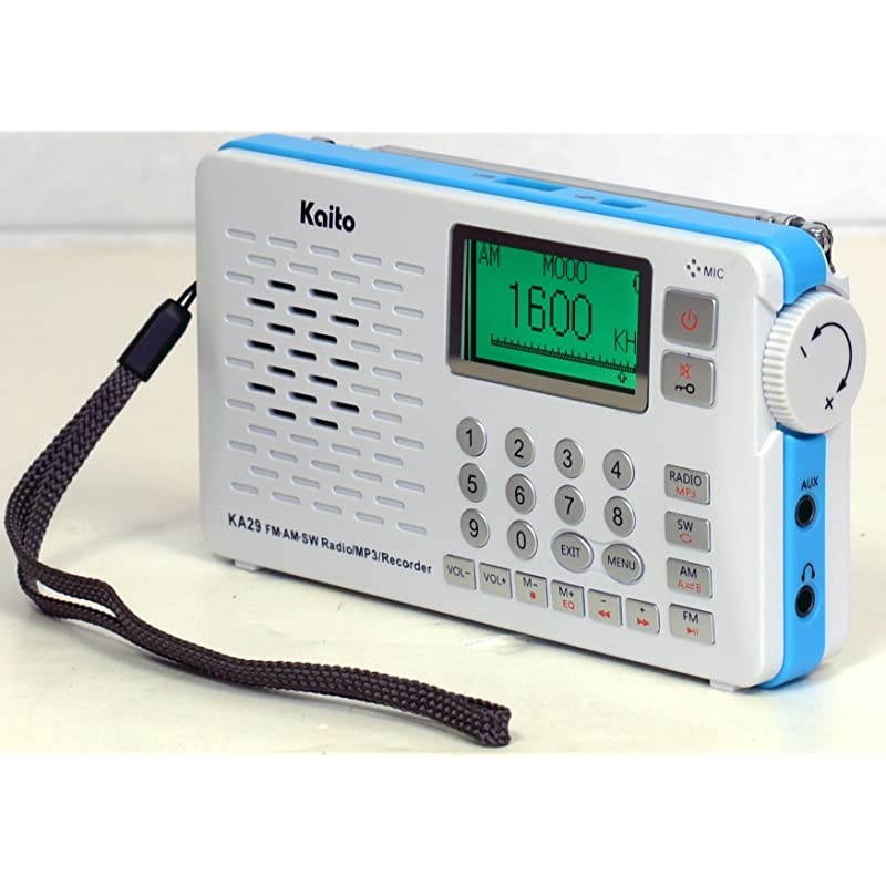 KA29 All in one World Receiver with Recorder, AM FM SW Radio and MP3 Player