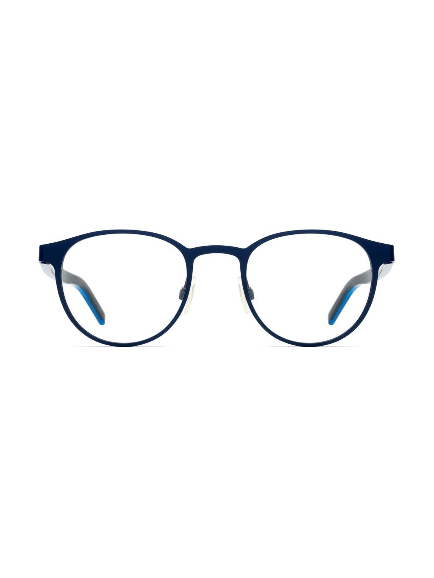 HUGO Blue Oval Eye Frames for Men