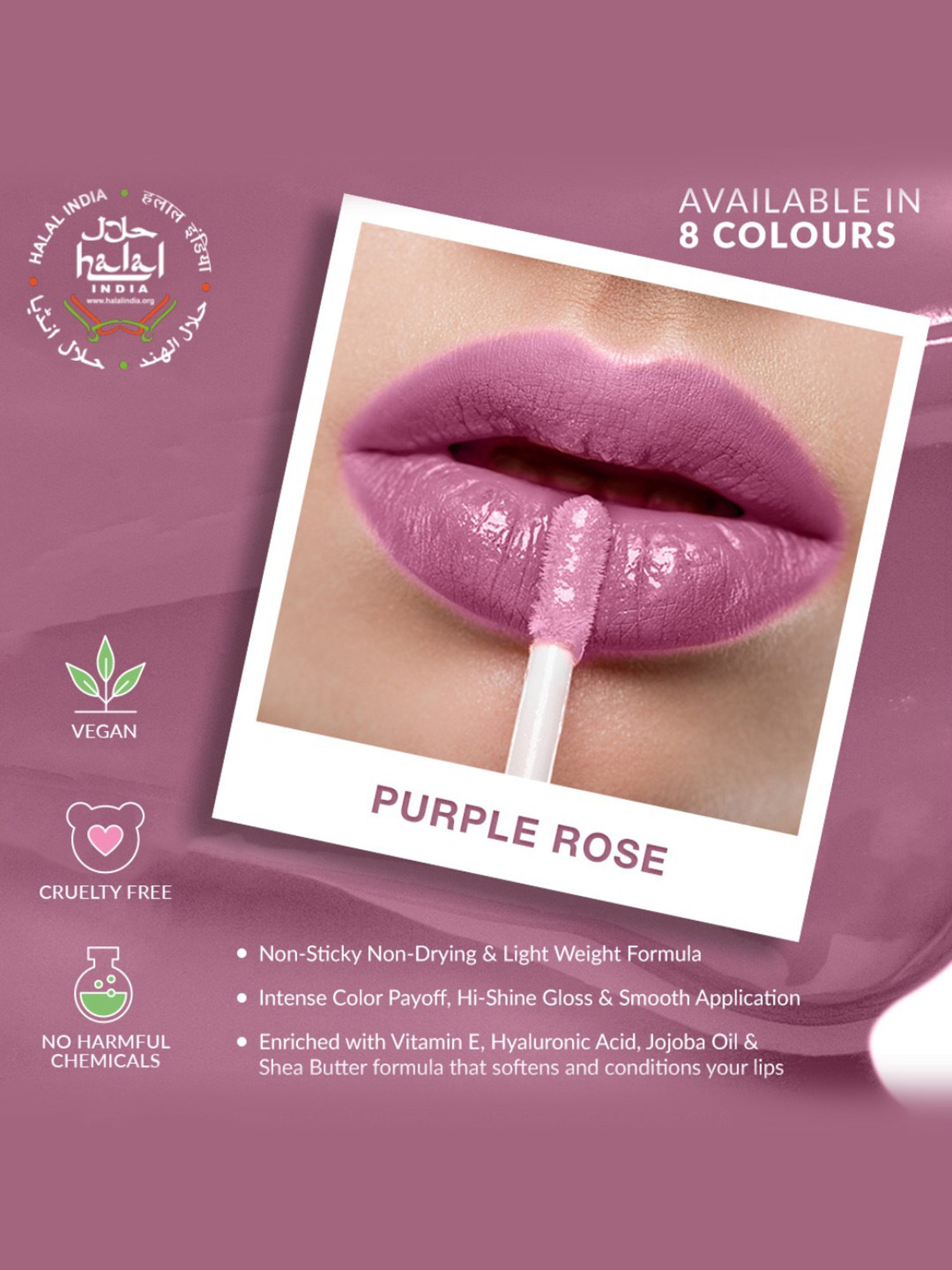 Littmuss Kiss Xpert Lip Gloss Purple Rose - 2.5 ml
