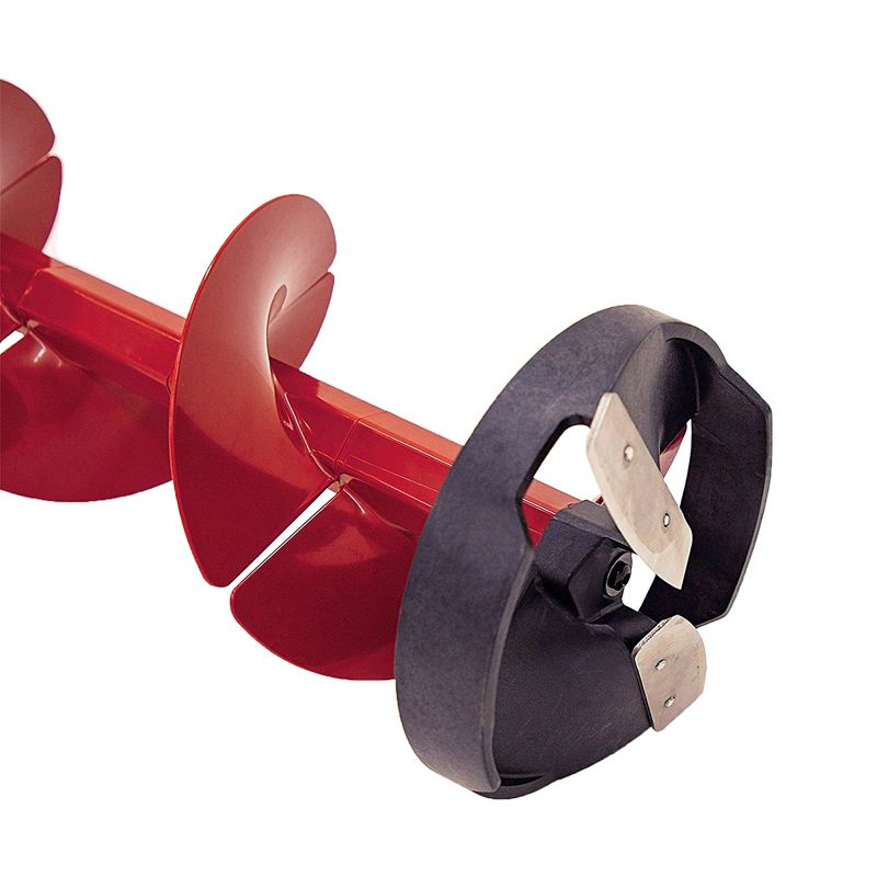 Eskimo 35400 Ice Fishing 6 Inch Steel Blade Pistol Ice Auger Bit Attachment, Red