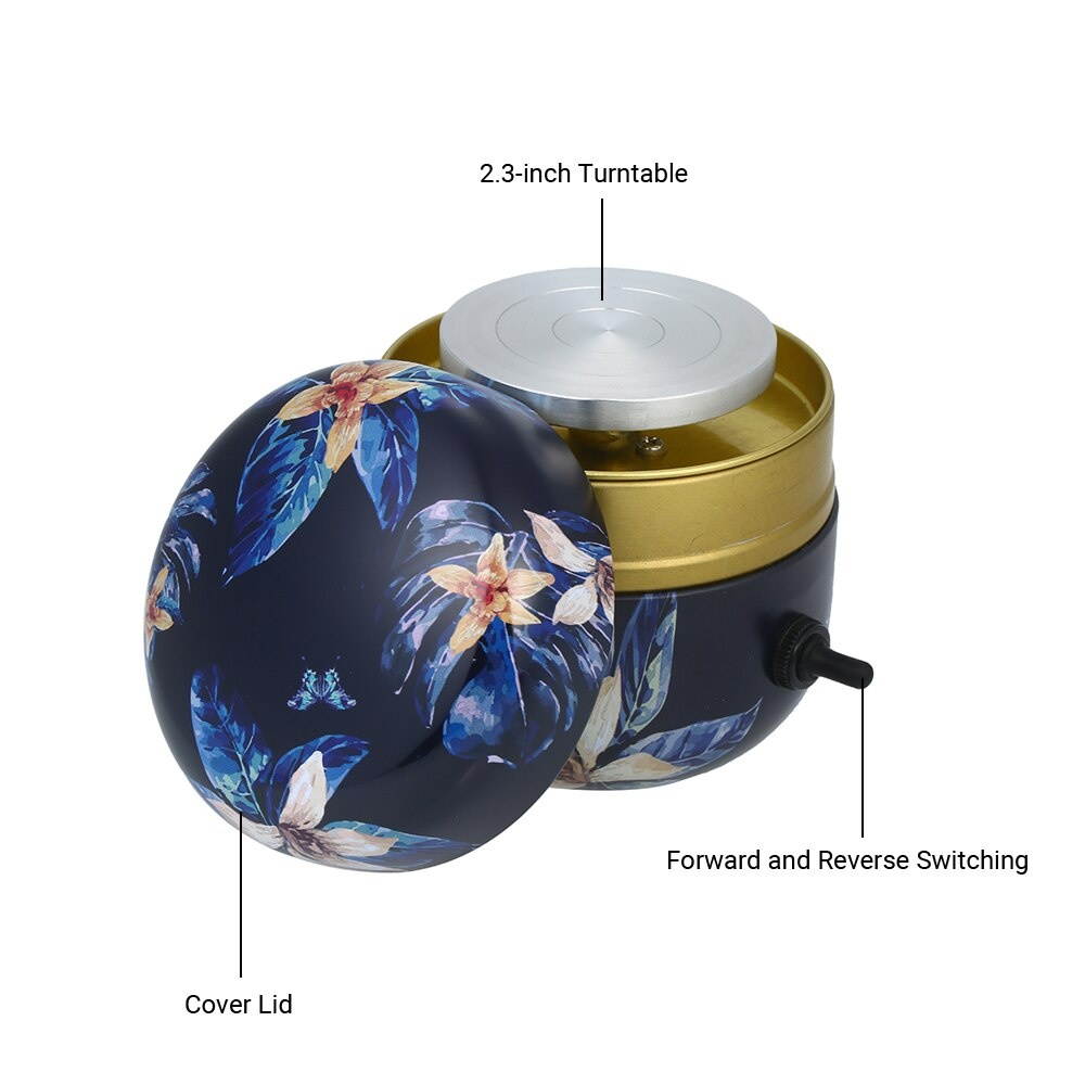 Ceramic Machine Electric Pottery Electric Pottery Wheel Ceramic Pottery DIY Machine for Kids Children Student Stepless Speed