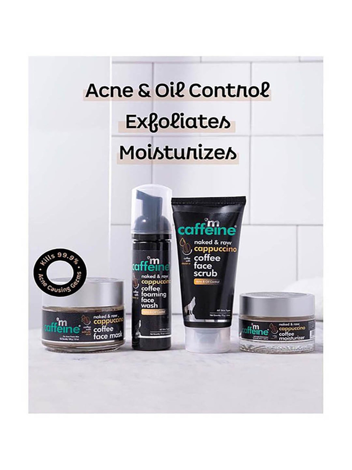 mCaffeine Complete Cappuccino Coffee Routine