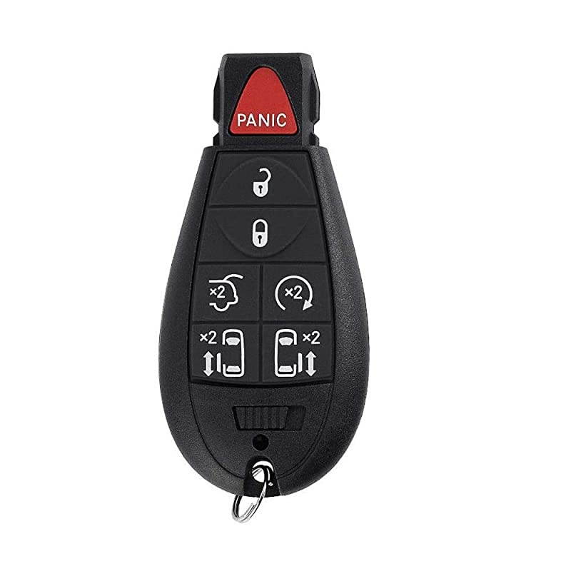 Button Replacement Car Key Fob Keyless Entry Remote M3N5WY83X IYZC01C for 20082015 Chrysler Town and Country20082014 Dodge Grand Caravan