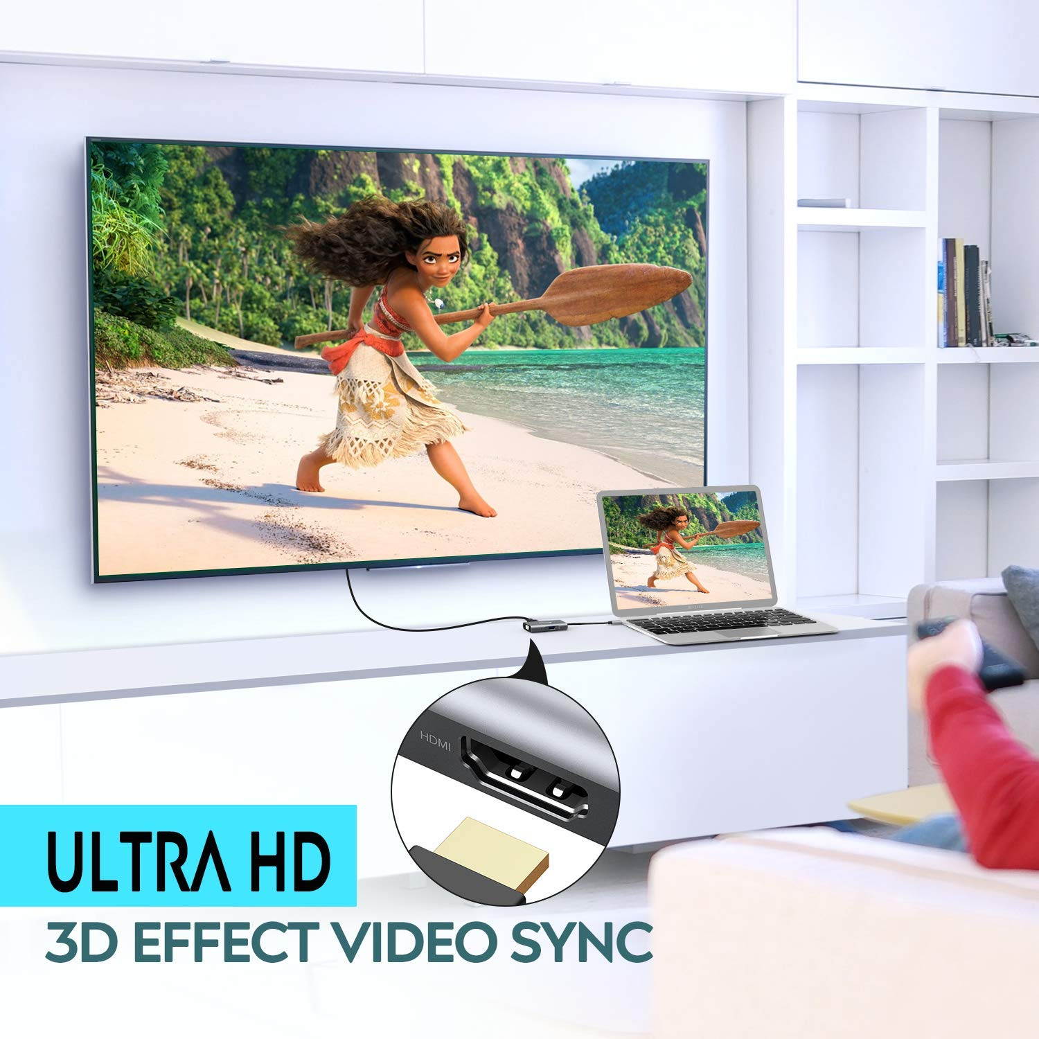 USB C to SD/MicroSD Card Reader, Nurbenn USB Type C[Thunderbolt 3] SD Adapter Compatible for MacBook Pro, MacBook,MacBook Air/iPad Pro 2018, Samsung Galaxy S10/S9/S8, Surface Book 2 and More - Gray