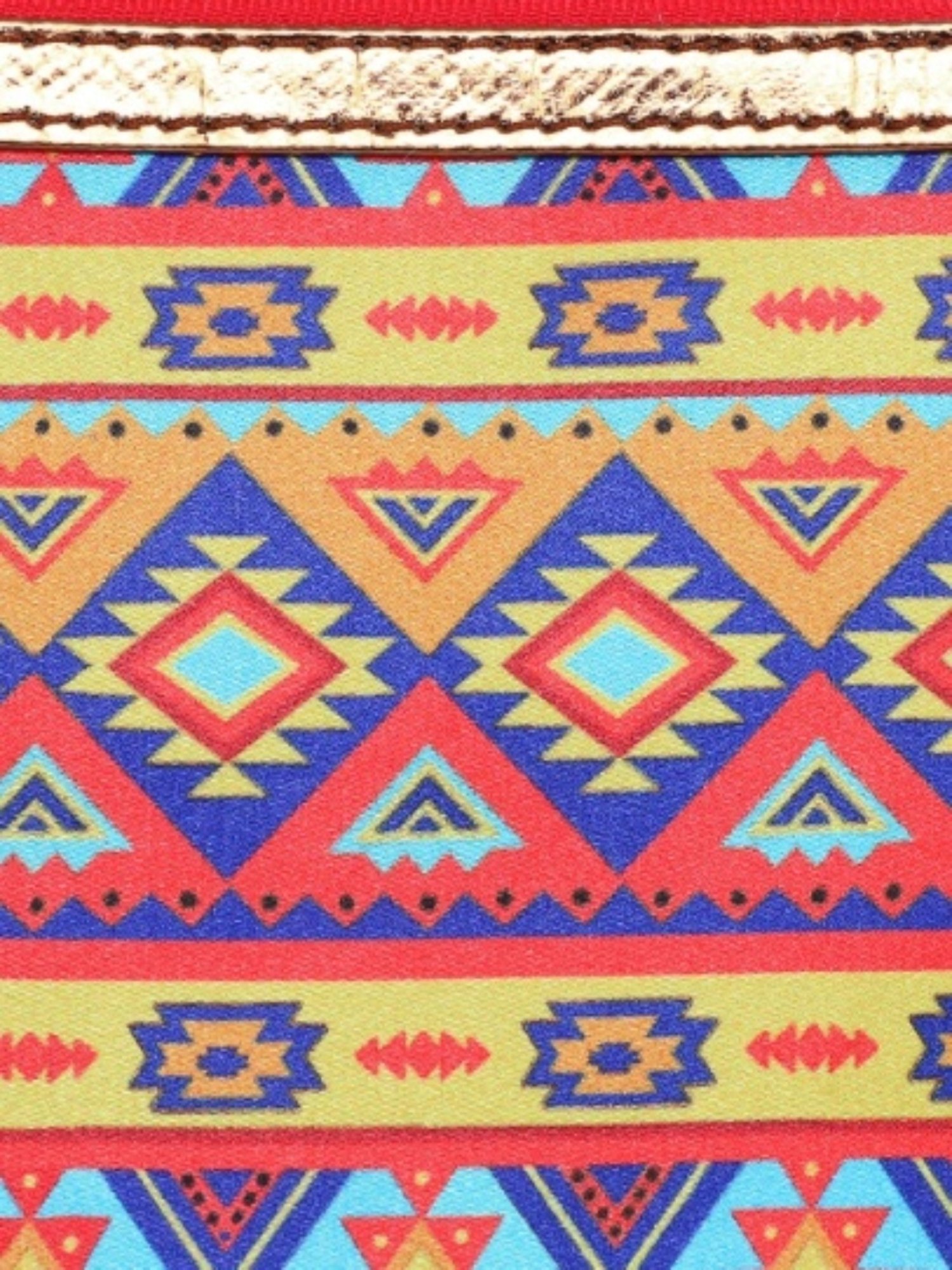 Sabhyata Aztec Multicolor Printed Small Pouch for Women