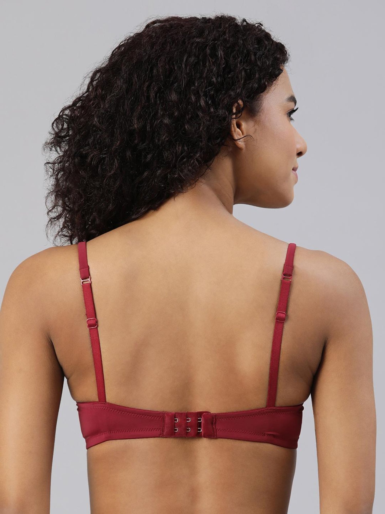 BLOSSOM Maroon Medium Coverage Everyday Bra