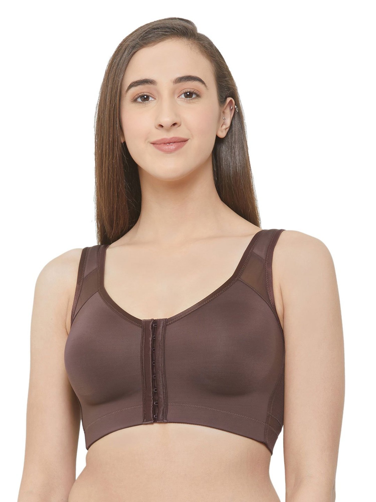 Soie Brown Non Wired Non Padded T-Shirt Bra
